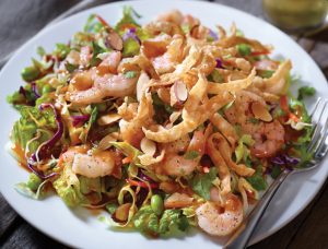 Applebee's Thai Shrimp Salad makes a great supper and is also a healthy salad choice.